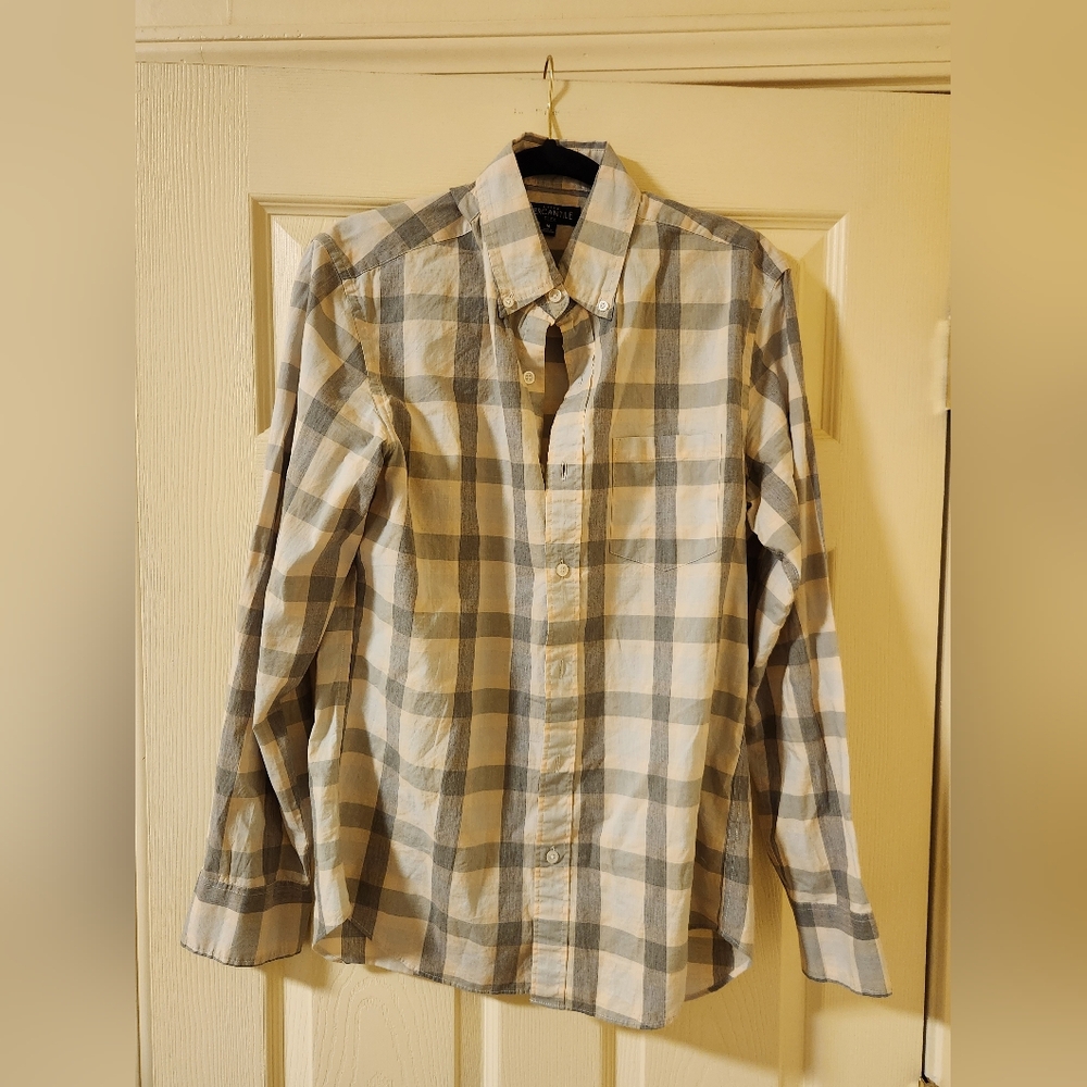 Mens J Crew Mercantile Dress Shirt Medium